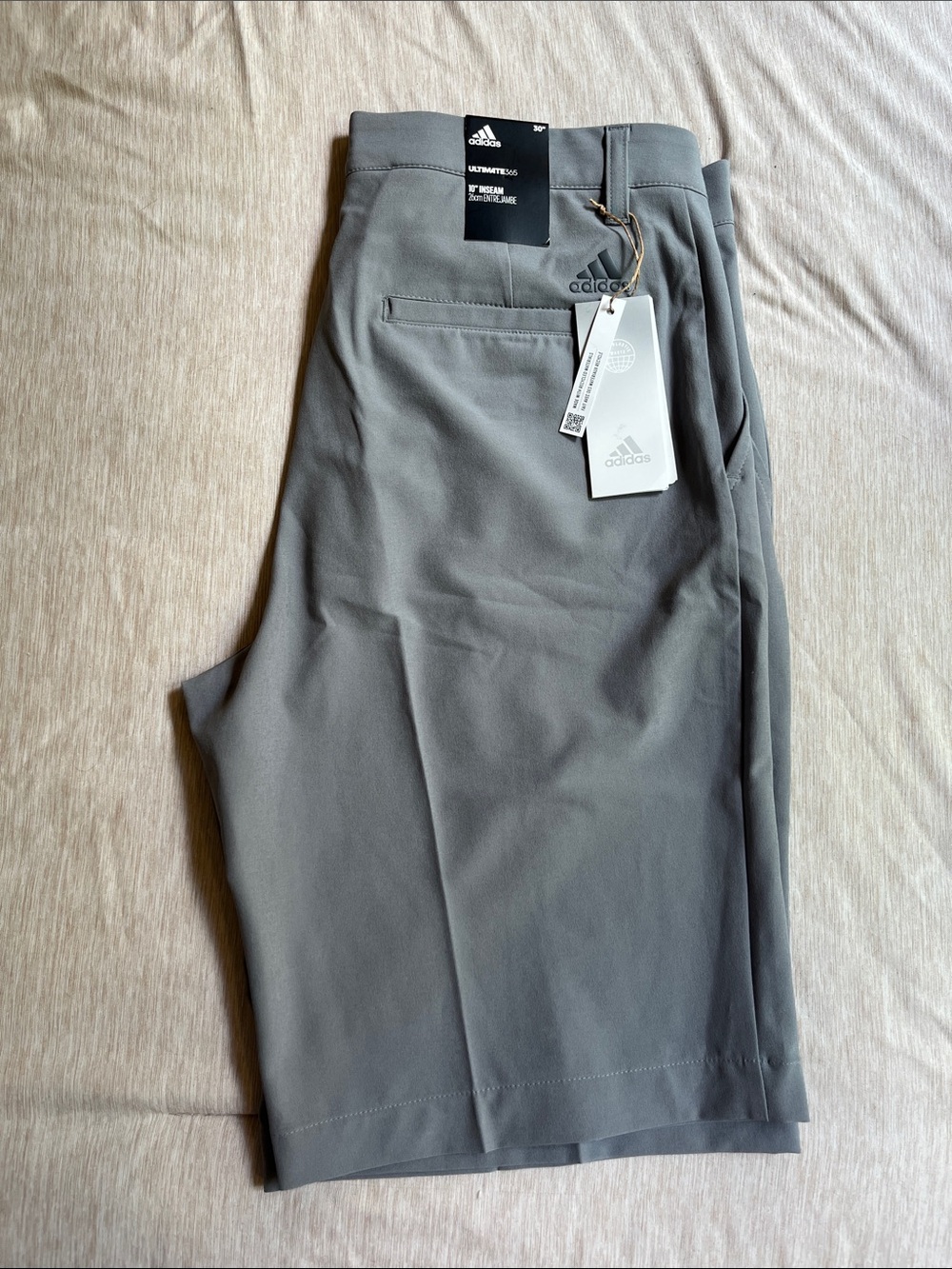 Adidas Gray Performance Golf Shorts NWT